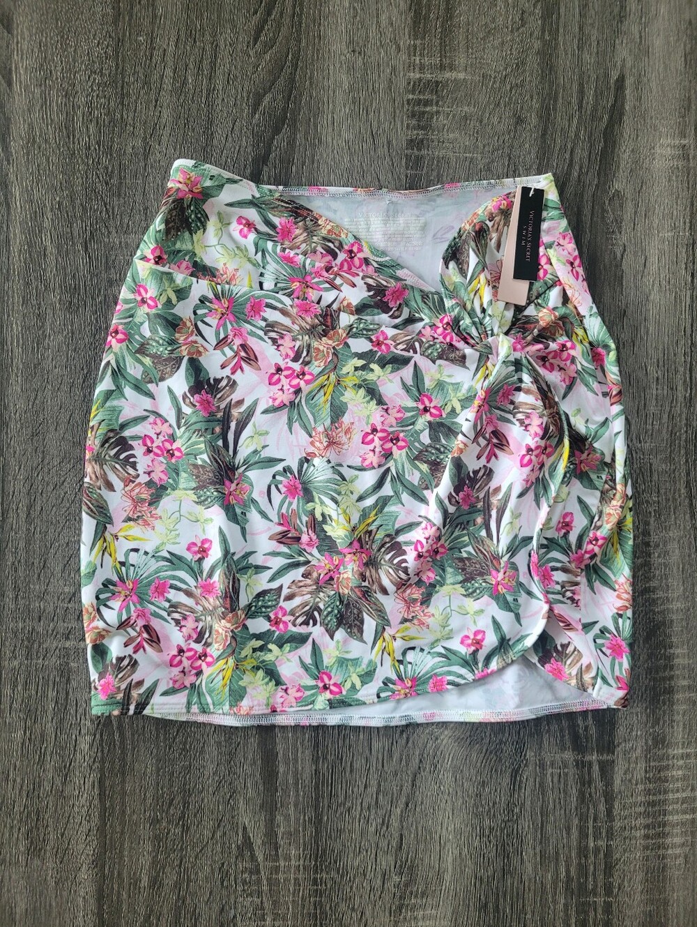 NWT Victoria's Secret Beachwear Floral Sarong Mini Skirt